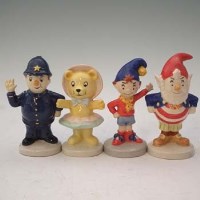 Lot 191 - Set of four Royal Doulton Noddy figures with boxes.