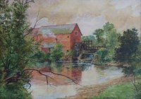Lot 527 - Walter Goddard, Plumley Mill, Nr. Knutsford and Caswell Valley and another watercolour (3).
