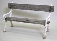 Lot 533 - Victorian garden bench