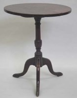 Lot 553 - George III oak wine table