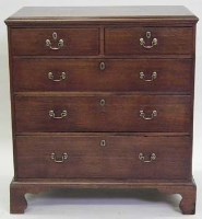Lot 554 - Mid 18th century oak chest
