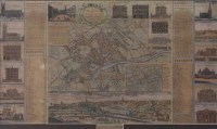 Lot 51 - A Plan of the Towns of Manchester and Salford in the County Palatine of Lancaster by R. Casson and I. Berry.
