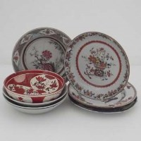 Lot 115 - Nine Chinese and Japanese various plates