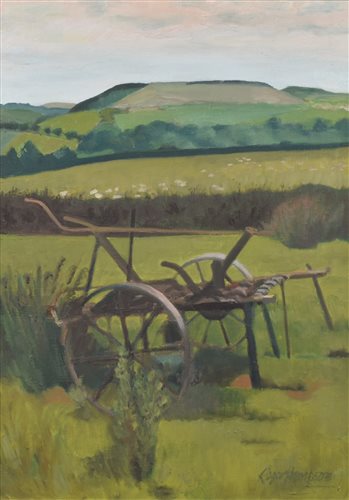 Lot 421 - Roger Hampson (1925-1996), "Tynewydd", oil.