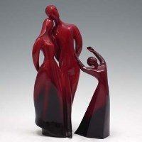 Lot 150 - Two Royal Doulton Images flambe figures