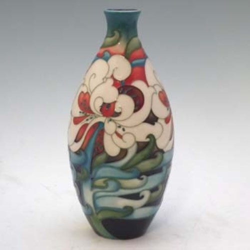 Lot 163 - Moorcroft vase by Emma Bossons (FRSA).