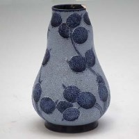 Lot 165 - Macintyre Moorcroft Honesty pattern vase.