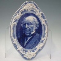 Lot 185 - Burgess and Leigh Gladstone 1863 plaque