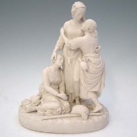 Lot 186 - Naomi and daughters in law parian group