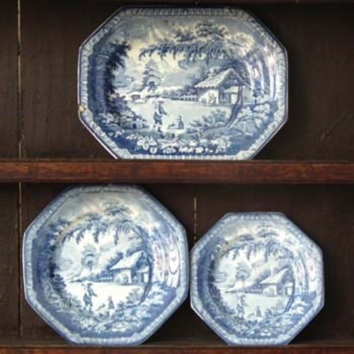 Lot 206 - Two Brameld plates and meat dish.