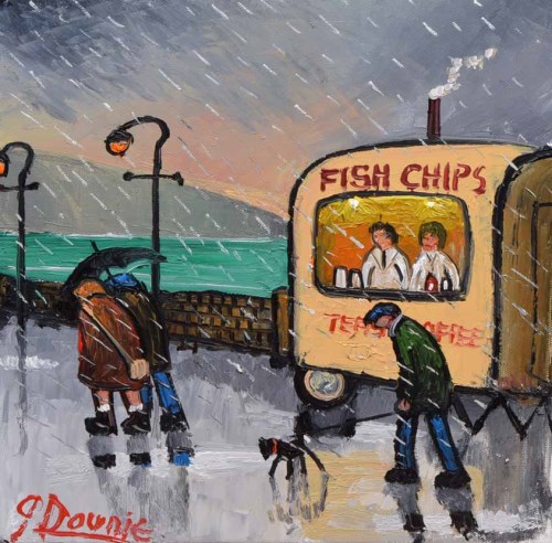 Lot 316 - James Downie (1949-), "Slow Trade"