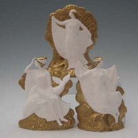 Lot 329 - Three Minton Zeus collection figures