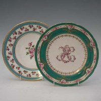 Lot 330 - Minton presentation plate,   with floral