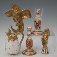 Lot 333 - Five Minton animal presentation pieces   to