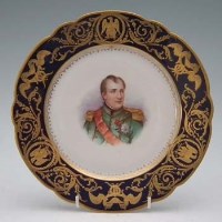 Lot 342 - Sevres style plate signed Hete