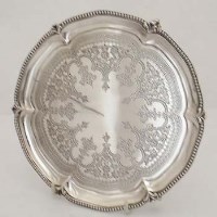 Lot 352 - Silver salver.