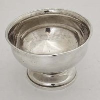 Lot 377 - Silver footed trophy bowl