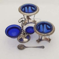 Lot 386 - Pair continental stands and another (3).