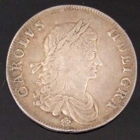 Lot 427 - Charles II silver crown 1662.