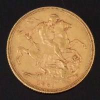 Lot 458 - Victoria Sydney mint sovereign, 1881, (F)