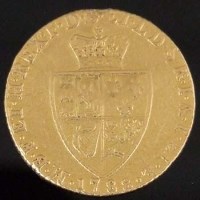 Lot 465 - George III spade guinea, 1788, (previously