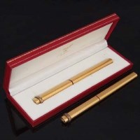 Lot 526 - Cartier Must de Cartier gold plated fountain pen