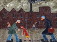 Lot 559 - Albert Barlow, Ere Dolly Get Y'self Some Toffee, acrylic.