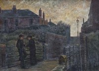 Lot 584 - Anthony Forster, Middleport, Burslem, oil.