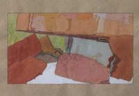 Lot 628 - Philip Hughes, Nourlangie Rock, Kakadu, mixed media.