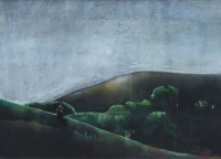 Lot 639 - Bob Littleford, A Hill Above Uppermill, pastel.