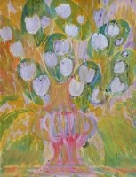 Lot 654 - John Thompson, Floral still life, watercolour.
