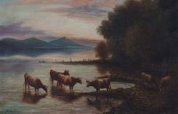 Lot 702 - Herbert St. John Jones, Bala Lake, North Wales, oil.