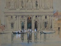 Lot 715 - Hercules Brabazon Brabazon, Palazzo Grimani, Venice, watercolour.