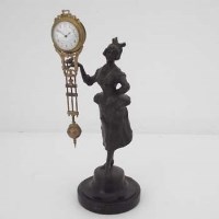 Lot 751 - Swinging Lady novelty clock