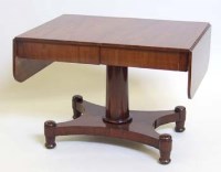 Lot 762 - Early Victorian mahogany sofa table