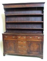 Lot 769 - Oak dresser early 19th century