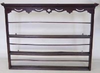 Lot 787 - Oak delft rack.