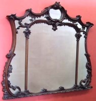 Lot 807 - Over mantel mirror.