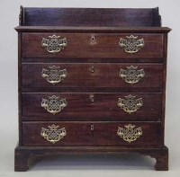 Lot 819 - 18th century oak chest