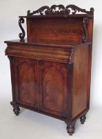 Lot 825 - Victorian mahogany chiffonier