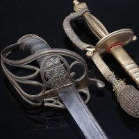 Lot 62 - Court sword and a 1822 pattern Infantry Sword