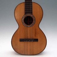 Lot 76 - 19th Century parlour guitar.