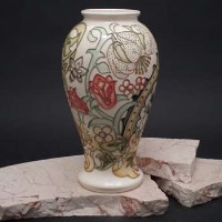Lot 197 - Moorcroft Morris vase by Rachel Bishop.
