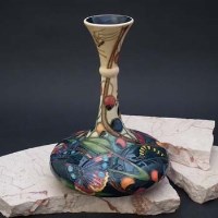 Lot 198 - Moorcroft Hartgring vase by Emma Bossons FRSA.