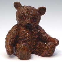 Lot 210 - Royal Doulton Prototype teddy bear   printed