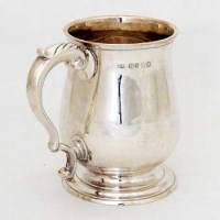 Lot 225 - George IV silver mug.