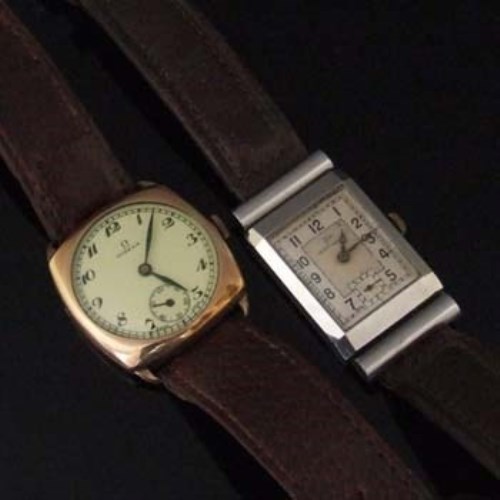Lot 380 - Omega watch presented to J. Valentine, one