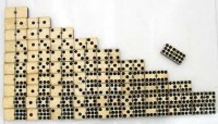 Lot 24 - Double-nine set of dominoes.