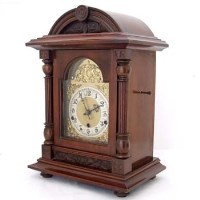 Lot 53 - German walnut bracket clock, early 20th century