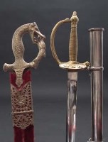 Lot 115 - Two film prop swords from Sharpes Peril